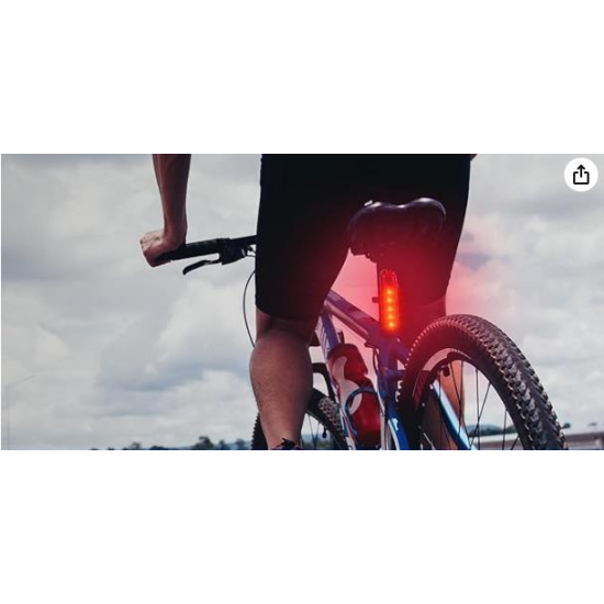  Bisiklet Arka Işık USB Şarj Edilebilir LED Arka 