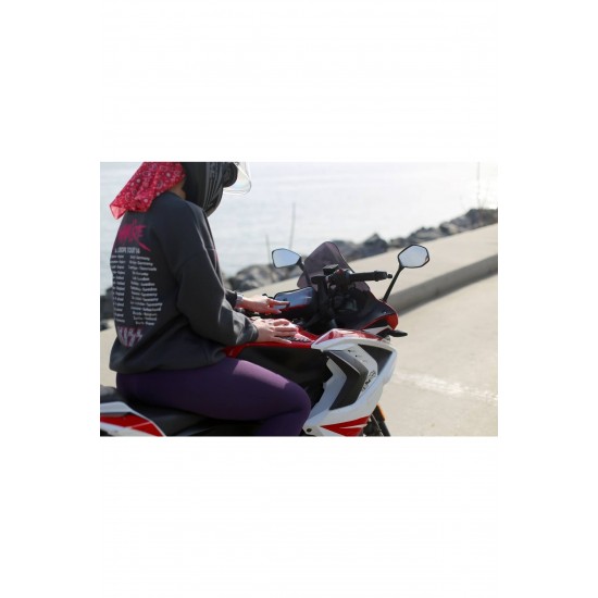 Motosiklet Sürücüsü Kol Ve Gidona Takılabilir Çantalı Telefon Tutucu 6,5"'e Kadar