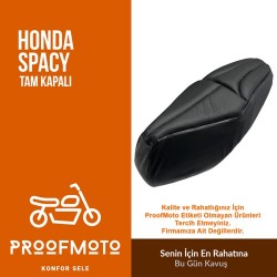 bike sky Spacy Tam Kapalı Konfor Sele Kılıfı - Honda Spacy Tam Kapalı Konfor Sele Pedi - Proofmoto