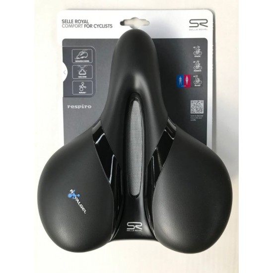 SELLE ROYAL RESPİRO SOFT RELAXED SİYAH OXE RAYLI 277MM / W 182MM