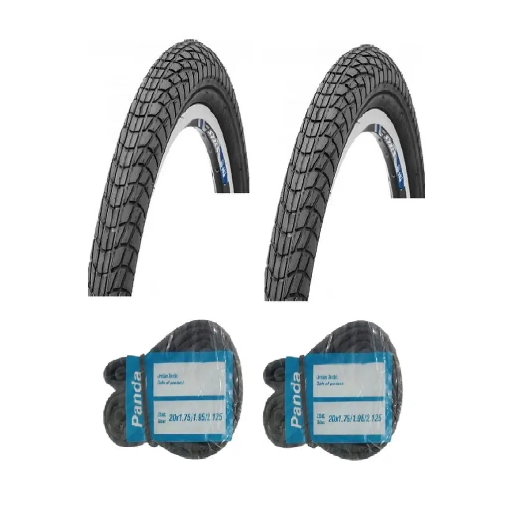Bike sky Chaoyang 20 Jant 20x1.75 Bisiklet Dış Lastiği Yol Tipi H-537 X 2 Adet + Panda İç Lastik Seti