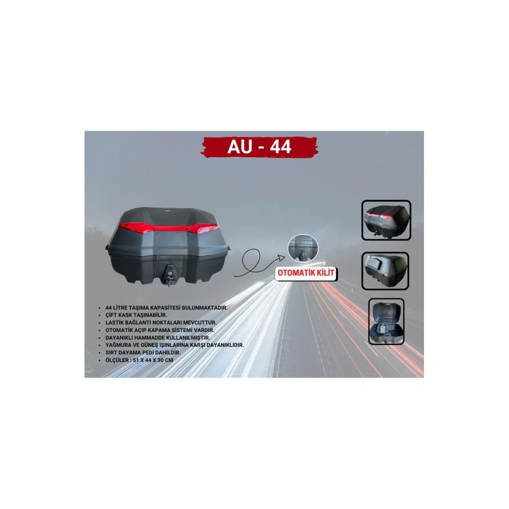 BİKE SKY TİEN 44 LİTRE OTOMATİK MOTOSİKLET ÇANTASI