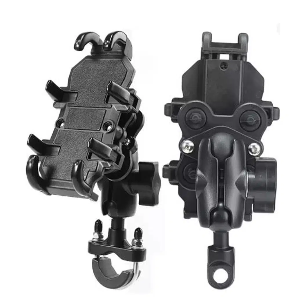 BİKE SKY Amortisör ile motosiklet bisiklet telefon tutucu bisiklet gidon dikiz aynası 4.7-7.1 inç akıllı telefonlar için darbeye Dayanıklı yuksek seviye korumalı