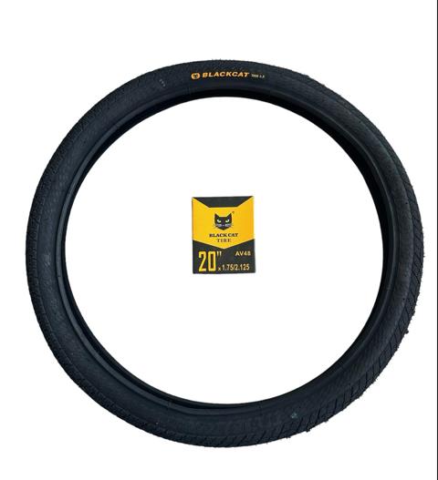 BİKE SKY BLACK CAT 20 X 1.75 CİTY EPS 5MM ZIRHLI DIŞ LASTİK VE İÇ LASTİK