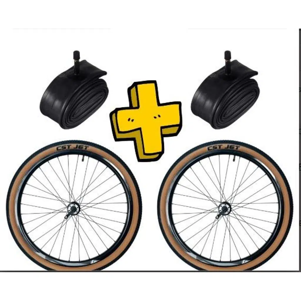 BİKE SKY CST Jet 27.5X2.10 Dış Lastik Seti 2iç + 2dış C1820 Amber Yanak