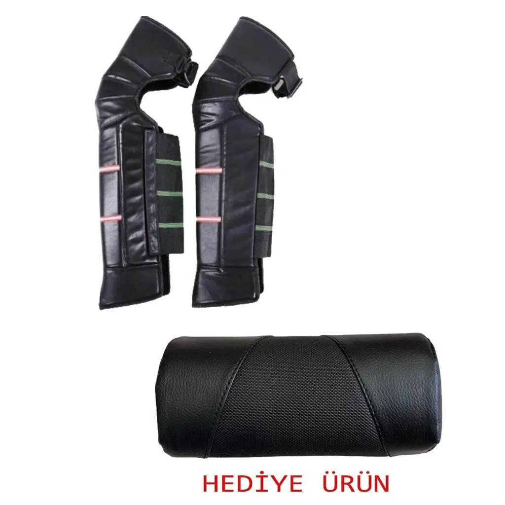 BİKE SKY Diz & Bacak Koruma Deri Reflektörlü Yağmur & Rüzgar & Soğuğa Karşı ( Motosiklet Arka Çanta Yastığı HEDİYELİ )