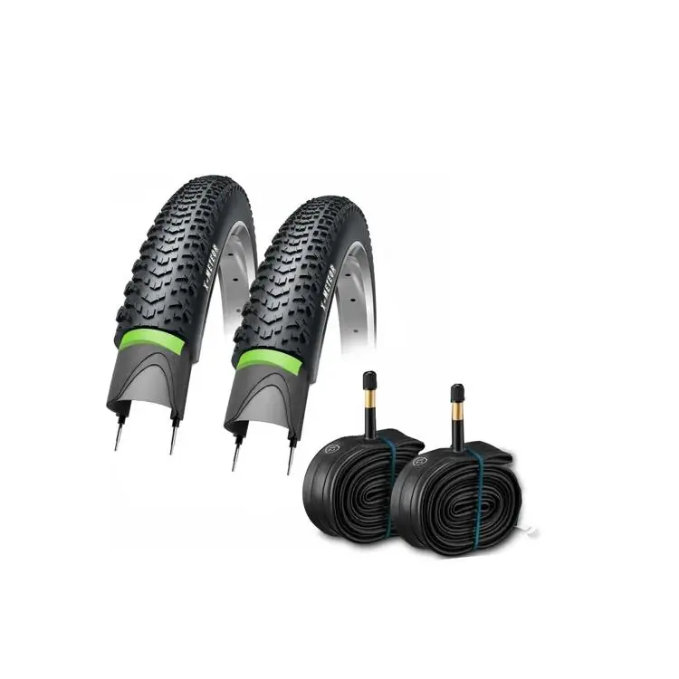 BİKE SKY Obor 29X2.10 Zırhlı Dış ve Iç Lastik Seti - 3mm Green Shield & Jet Compound