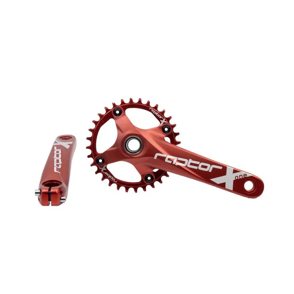 BİKE SKY RAPTOR 32T KIRMIZI Tekli Aynakol – MTB Dağ Bisikleti Krank, Alüminyum,