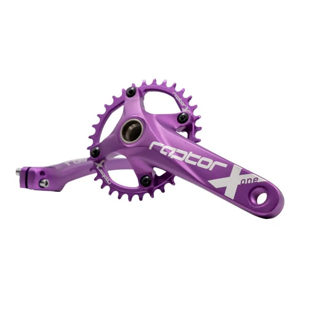 BİKE SKY RAPTOR 32T MOR Tekli Aynakol – MTB Dağ Bisikleti Krank, Alüminyum,