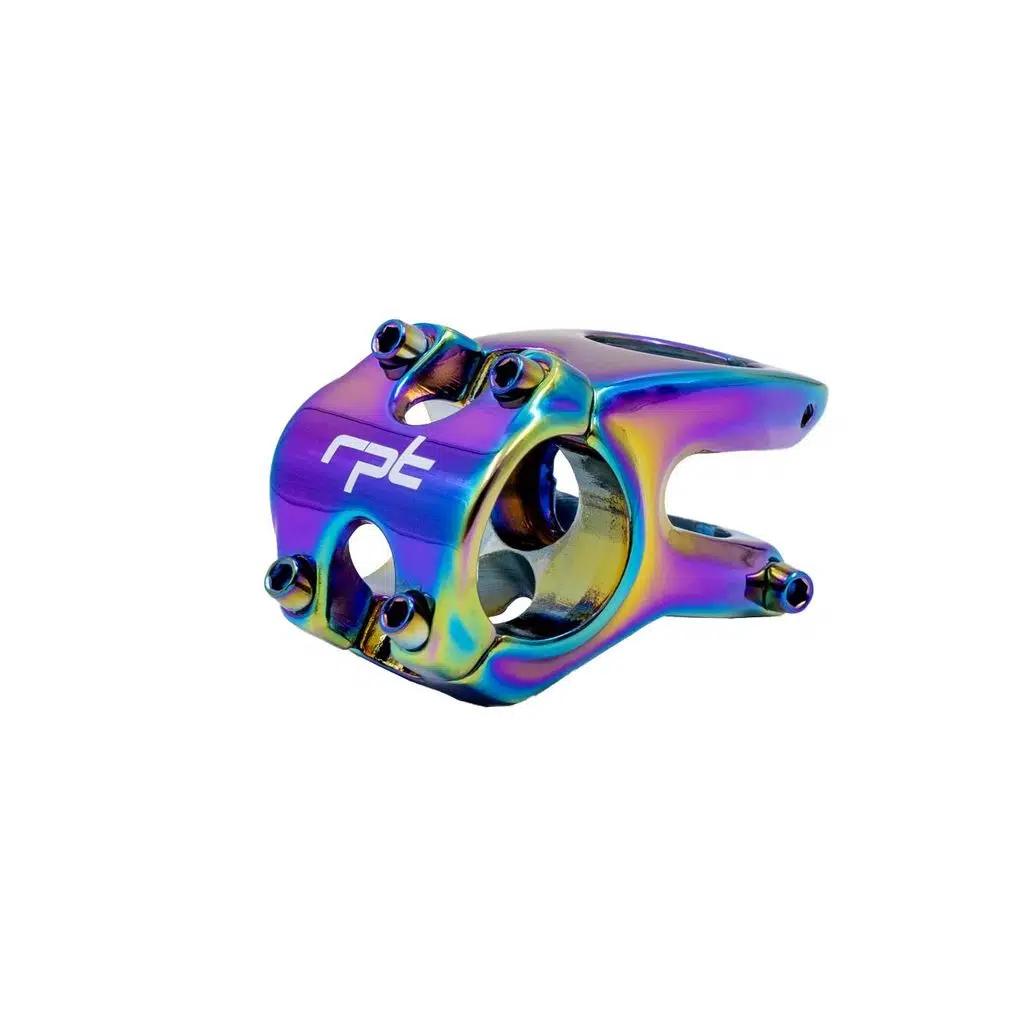 BİKE SKY RAPTOR Rainbow Bisiklet Kısa Gidon Boğazı 31.8 mm Bisiklet Yedek Parça Aksesuarı RAİNBOW