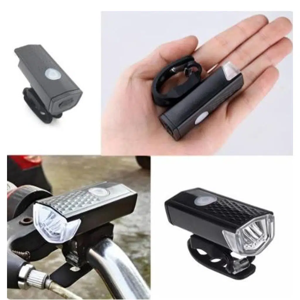 BİKE SKY Rechargeable Bisiklet Ön Işığı Için Şarj Edilebilir Ön Far 300 Lümen Su Geçirmez 