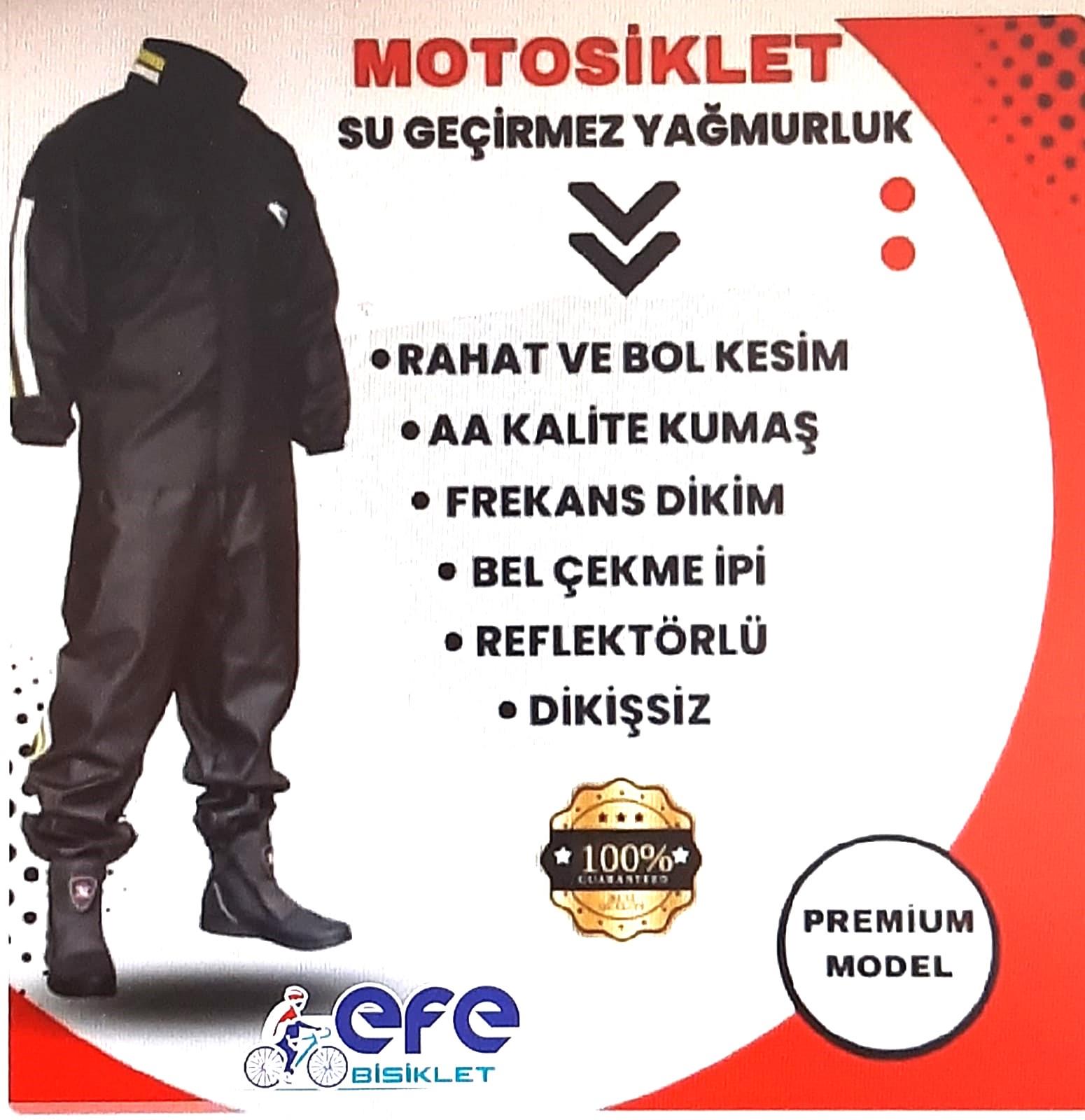Bike sky Reflektörlü Özel Kesim 0,45MM Kalın Yağmurluk Takım Su Geçirmez Pvc Çadır Kumaşı Motor Ekstra Kalın