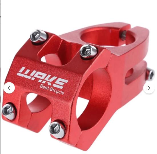 BİKE SKY Wake Alüminyum Kırmızı Bisiklet Kısa Gidon Boğazı 40mm Bisiklet Yedek Parça 31,8mm
