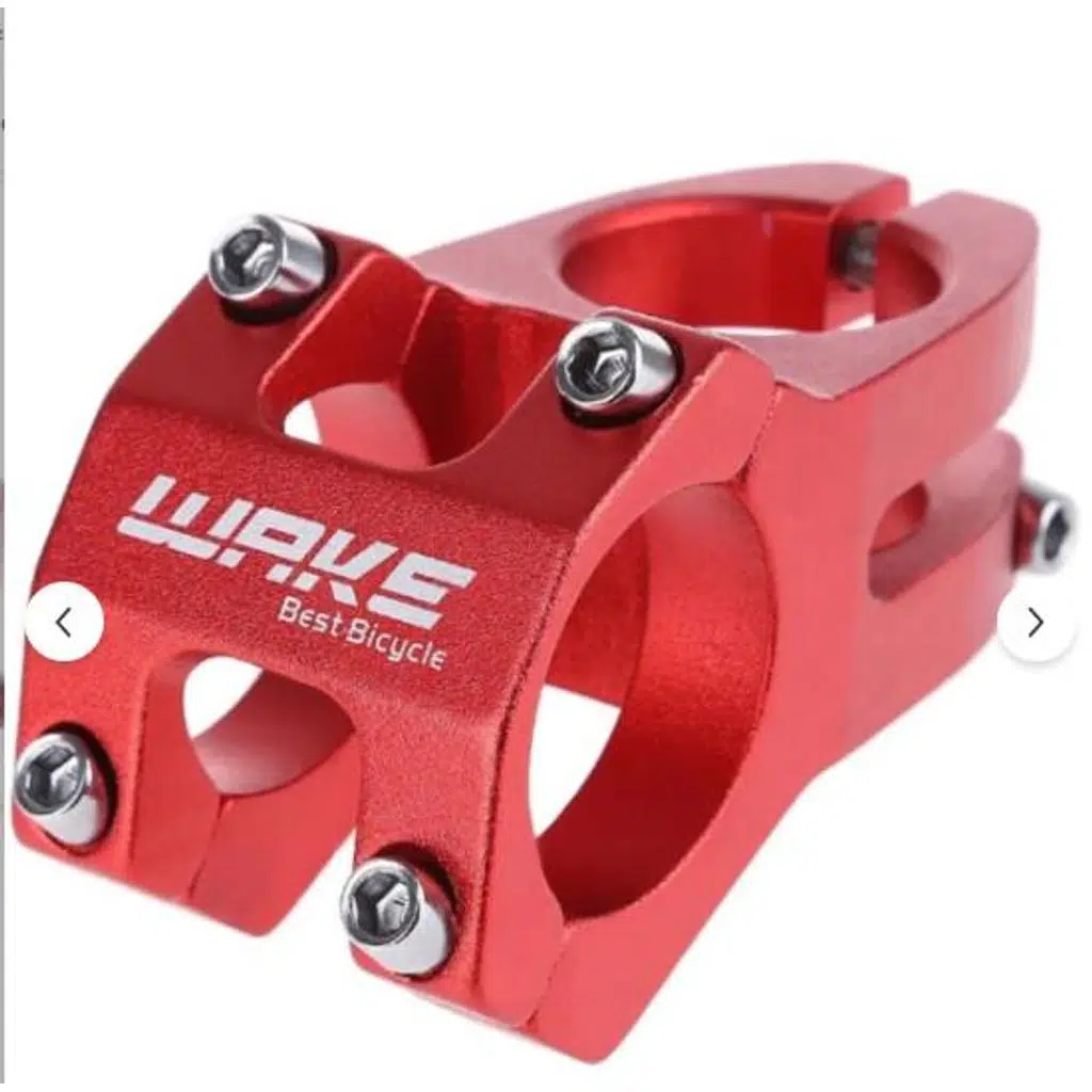 BİKE SKY Wake Alüminyum Kırmızı Bisiklet Kısa Gidon Boğazı 40mm Bisiklet Yedek Parça 31,8mm
