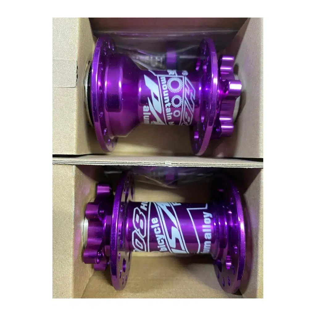 BİKE SKY BİSİKLET ÖN ARKA GÖBEK SETİ PASAK 36 DELİK HUB SESLİ MOR