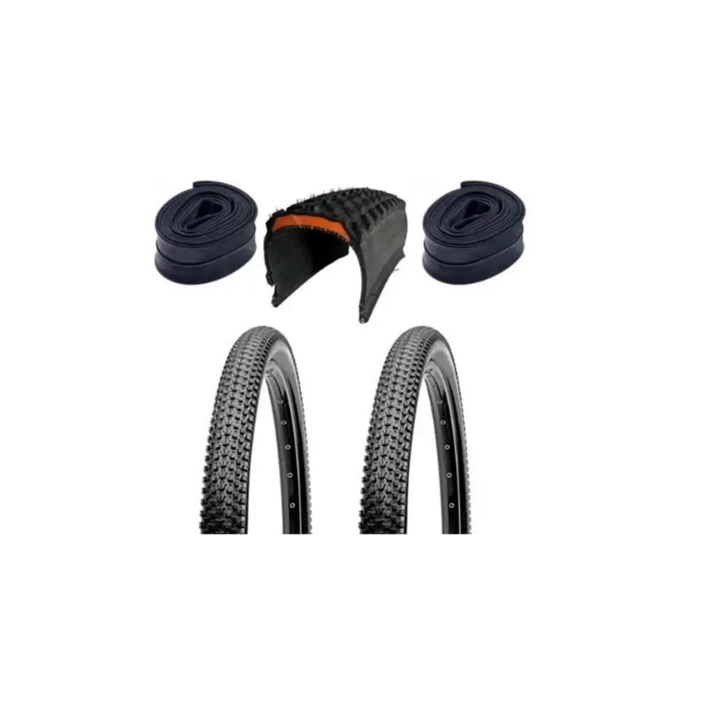 Black Cat 5mm Zırhlı 27.5 X2.10 Zırhlı Dağ Bisikleti Lastiği 2 Adet Dış 2 Adet İç Ön Arka lastik seti
