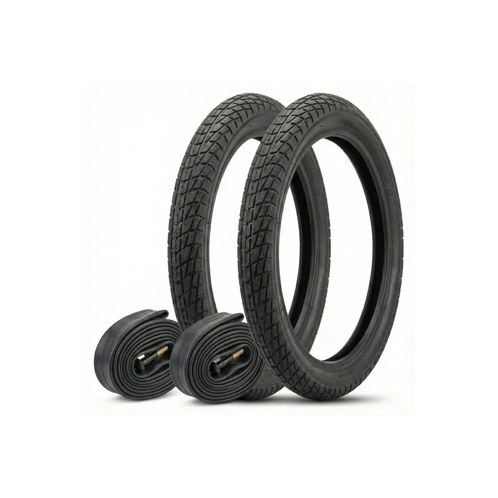 BİKE SKY Black Cat Zırhlı Ön Arka Set İç Dış Lastik 20x1.95 – 5 mm Zırh Kalınlığı, Elektrikli Bisikl