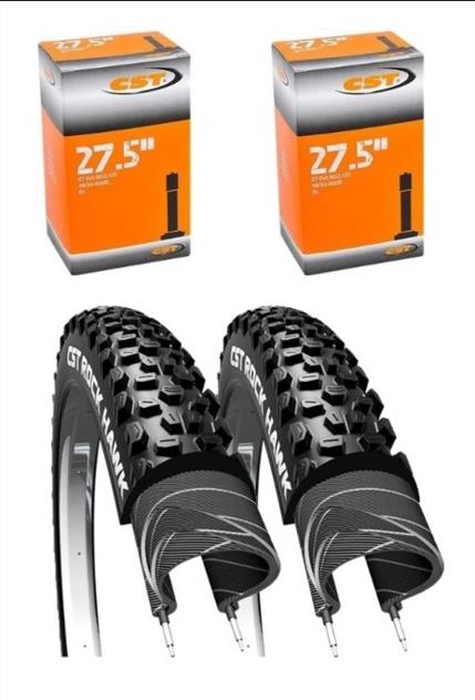 CST Rock Hawk 27.5 X 2.25 Mtb Bisiklet Lastik Seti 2iç + 2dış