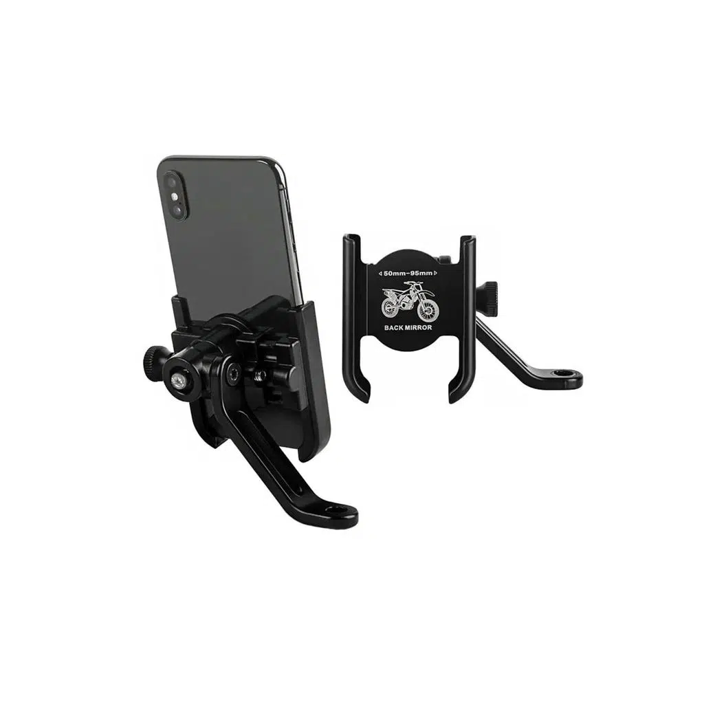 BİKE SKY Dikiz Ayna Bağlantılı Alüminyum Motosiklet Telefon Tutacağı 