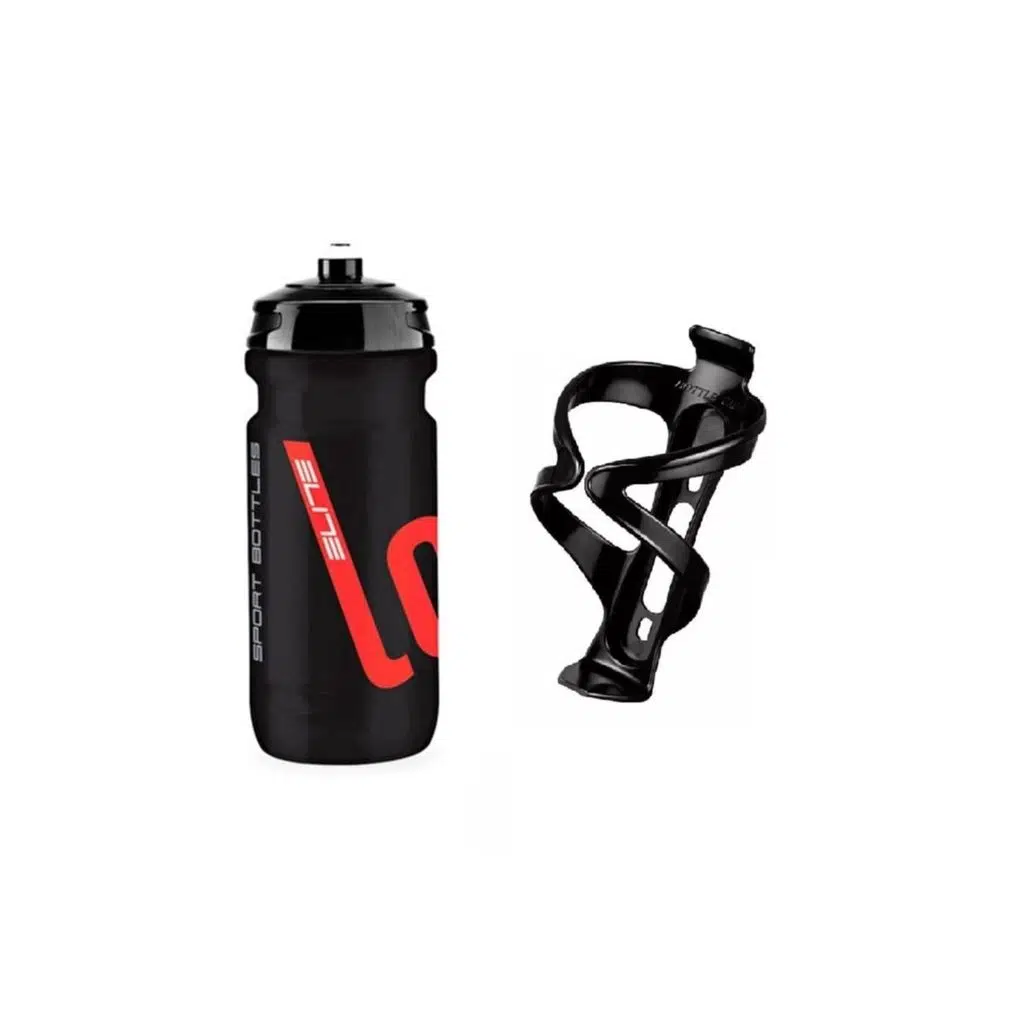 Elite Loli Bisiklet Plastik Matara, Suluk + Matara Kafesi