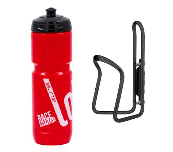 Elite Super Loli 800ML Bisiklet Matara Kafes Seti Kırmızı