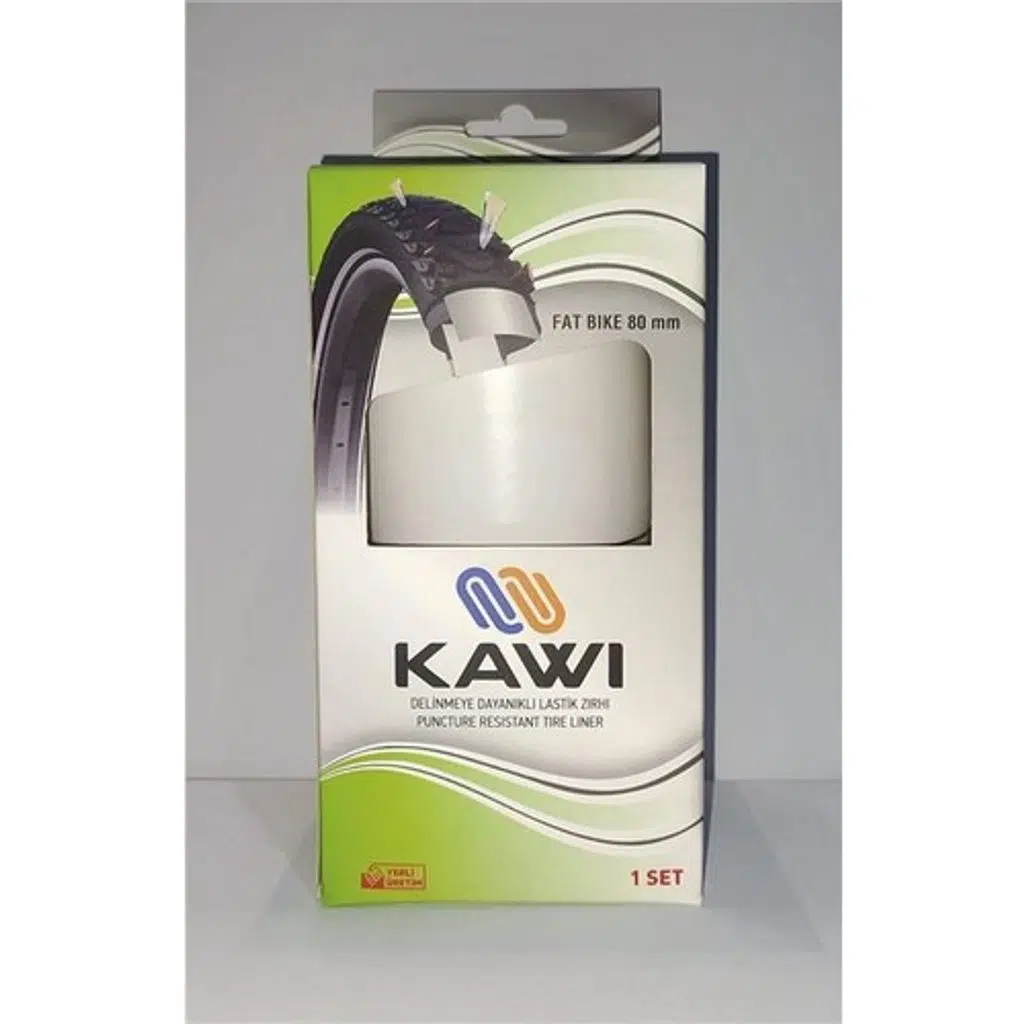 Kawi Wood Kawı Patlak Önleyici Bisiklet Lastik Zırhı Fatbıke 20 Jant Uyumlu Beyaz