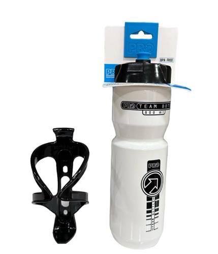 Pro Team Beyaz 800 ml Bisiklet Matara Suluk ( SULUK KAFESİ HEDİYELİ )