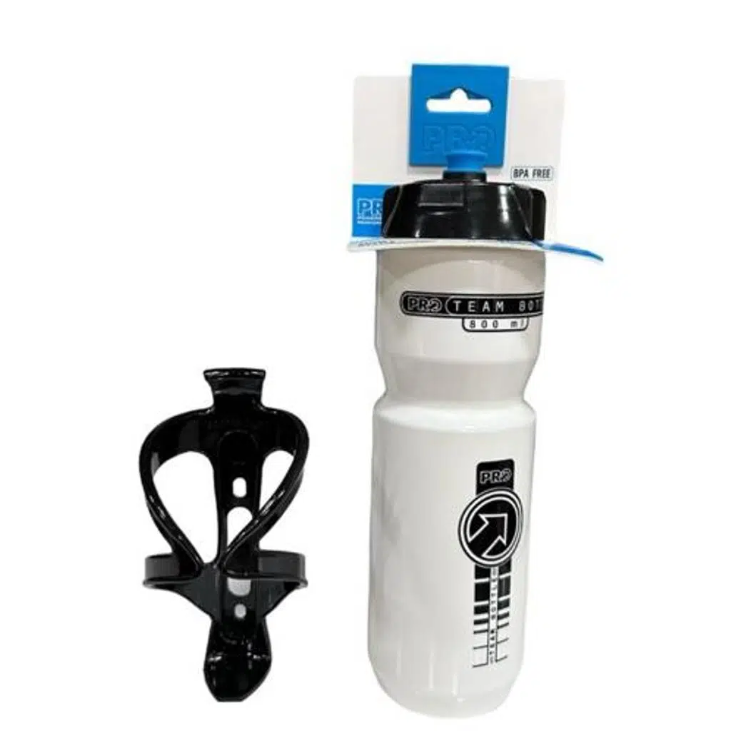 Pro Team Beyaz 800 ml Bisiklet Matara Suluk ( SULUK KAFESİ HEDİYELİ )