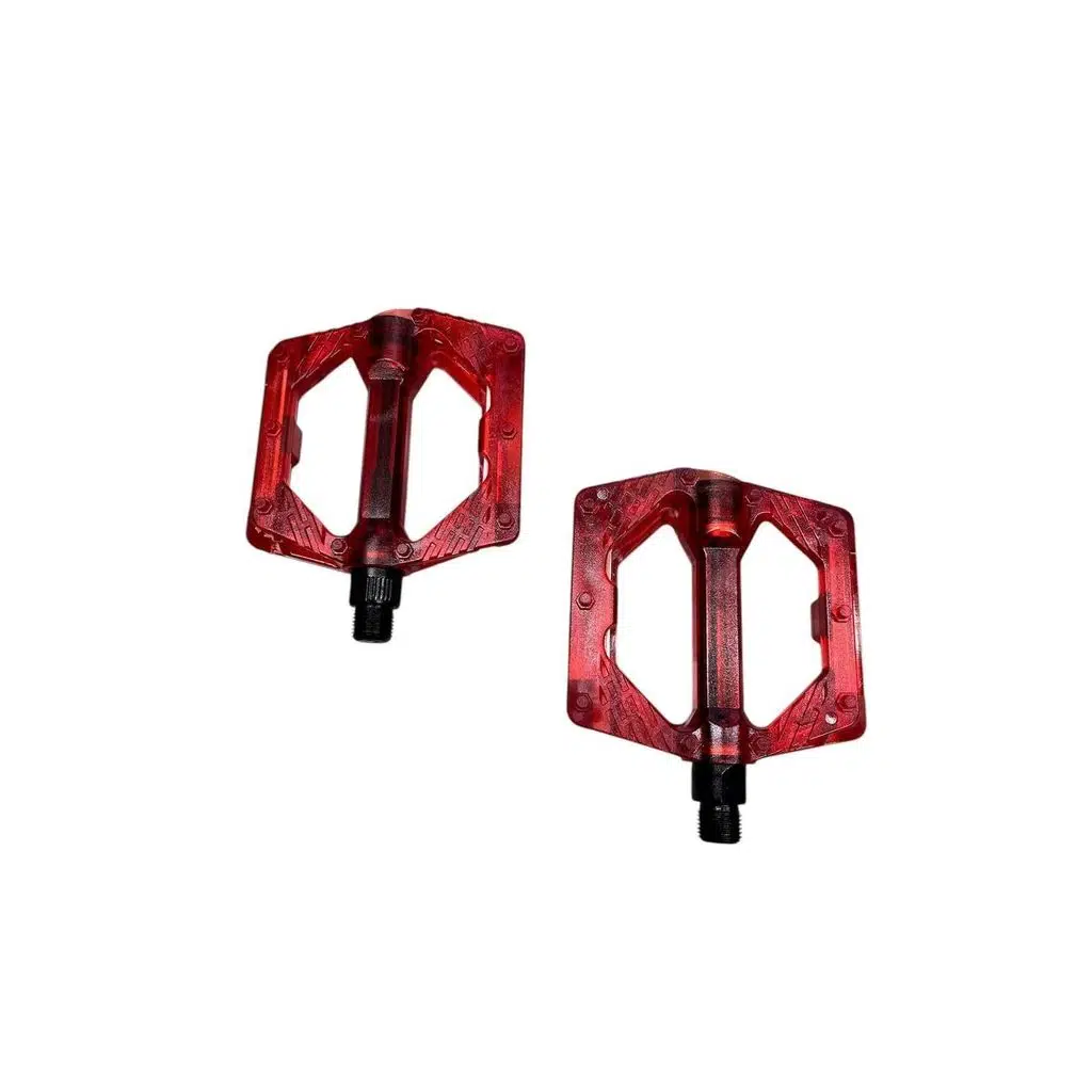 BİKE SKY ŞEFFAF RENKLİ PLATFORM GENİŞ PEDAL PLATFORM BİSİKLET PEDALI REFLEKTÖRLÜ