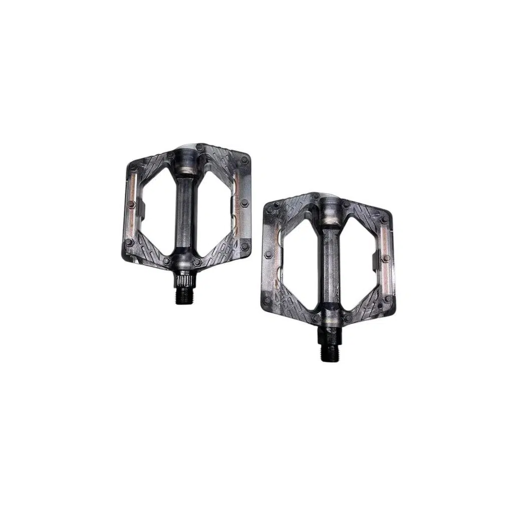 BİKE SKY EVO ŞEFFAF RENKLİ PLATFORM GENİŞ PEDAL PLATFORM BİSİKLET PEDALI REFLEKTÖRLÜ