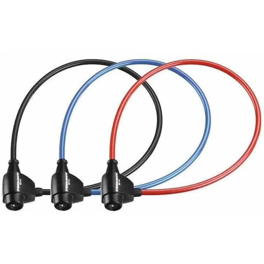 TRELOCK KS 65CM / 8MM ANAHTARLI SPİRAL BİSİKLET KİLİT APARATLI