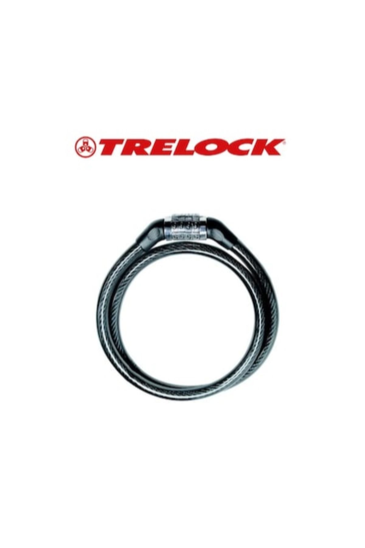 Trelock Şifreli Bisiklet Kilit 10x750mm spiral kilit