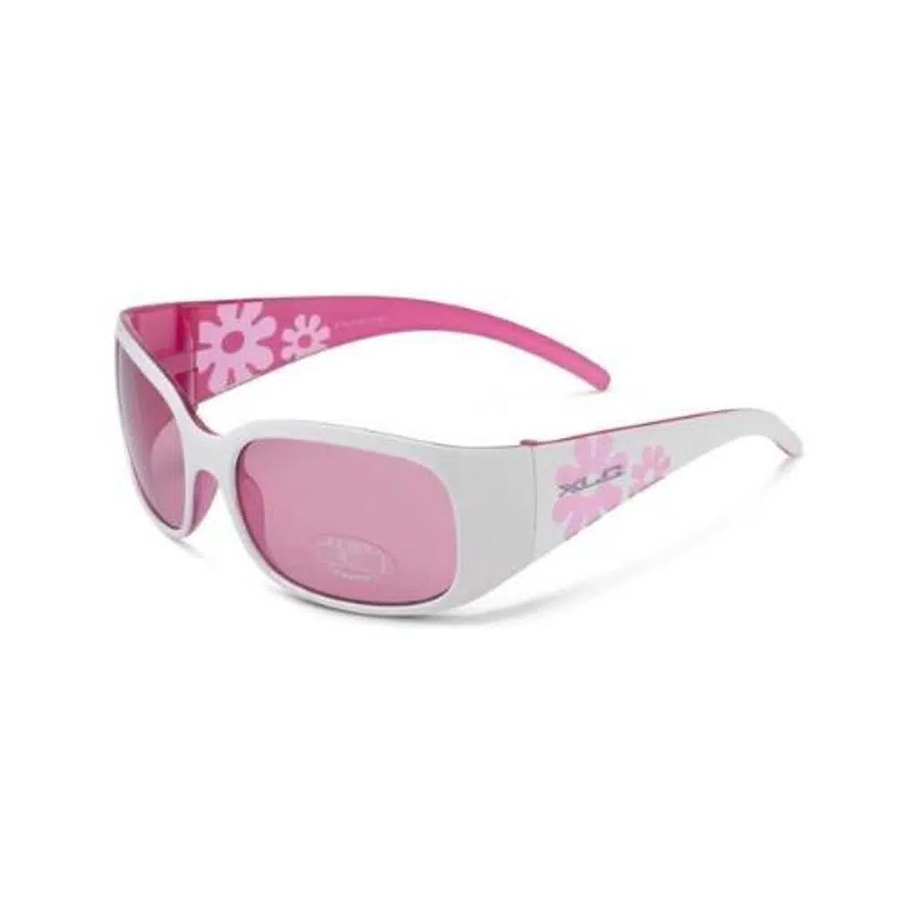 XLC Çocuk Gözlüğü Beyaz/pembe Çerçeveli Çiçekli