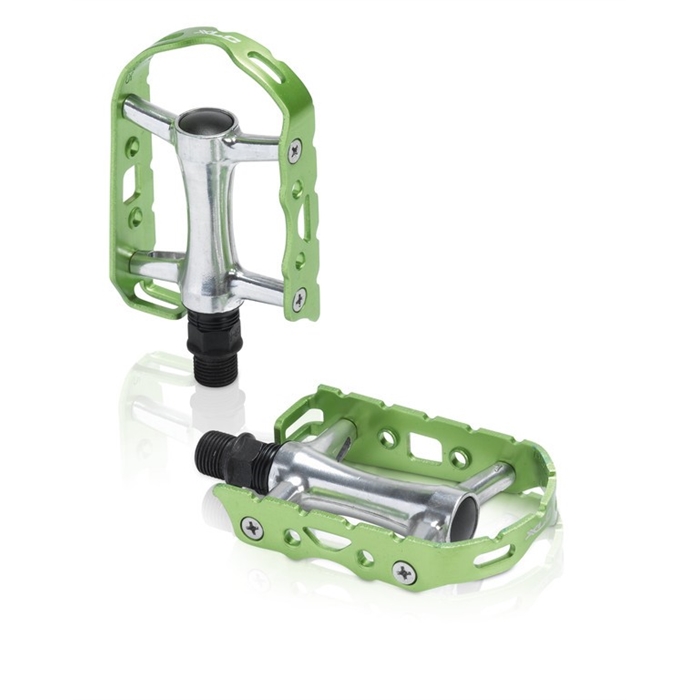 XLC PEDAL MTB ULTRALIGHT PD-M15 ALUMINYUM GÜMÜŞ YEŞİL 2022